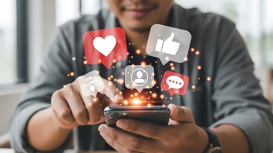 Alcance en redes sociais na Coruña 